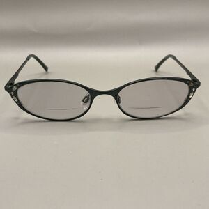 Tura R541 50 17 Fashion Black Shiny Eyeglasses Women's Frame Japan